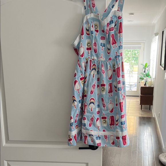 Modcloth Popsicle Print Dress - Blue and Red - Picture 1 of 2